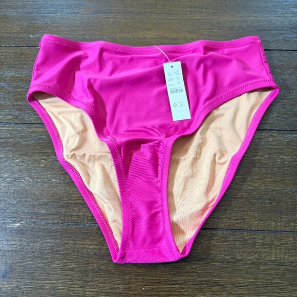 J. Crew High-rise full-coverage bikini bottom M - Picture 3 of 9